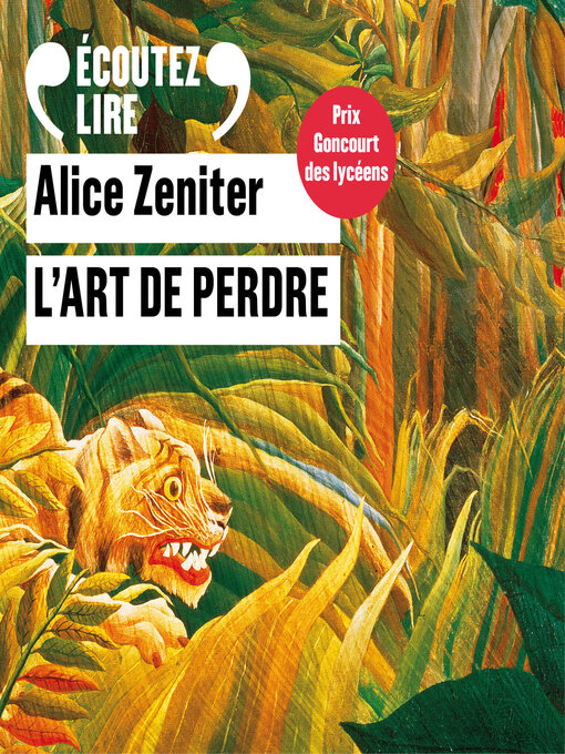 Title details for L'art de perdre by Alice Zeniter - Available